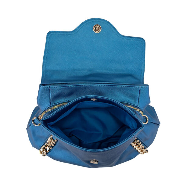Vevenist Classic Medium Chain Tote - Blue | Chic Bag
